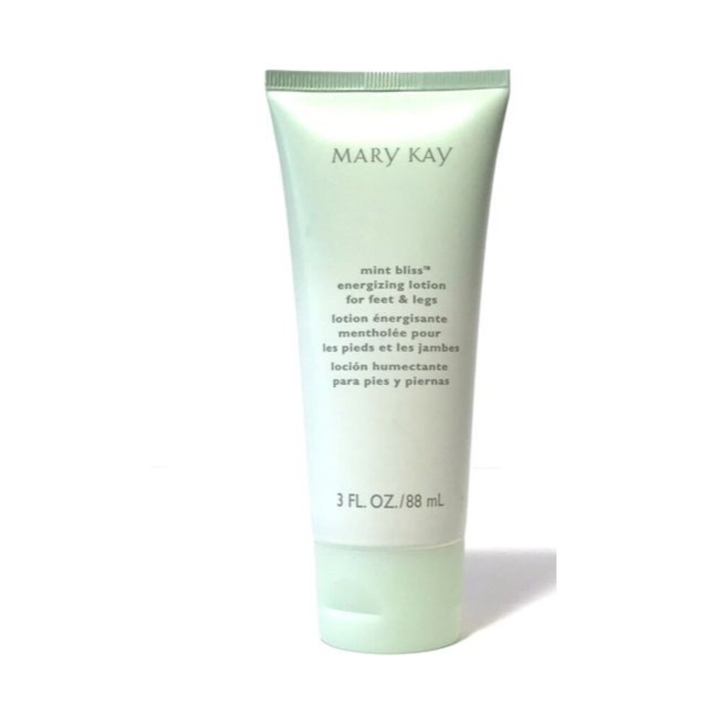 New In Box Mary Kay Mint Bliss Energizing Lotion for Feet and Legs - 3fl. oz